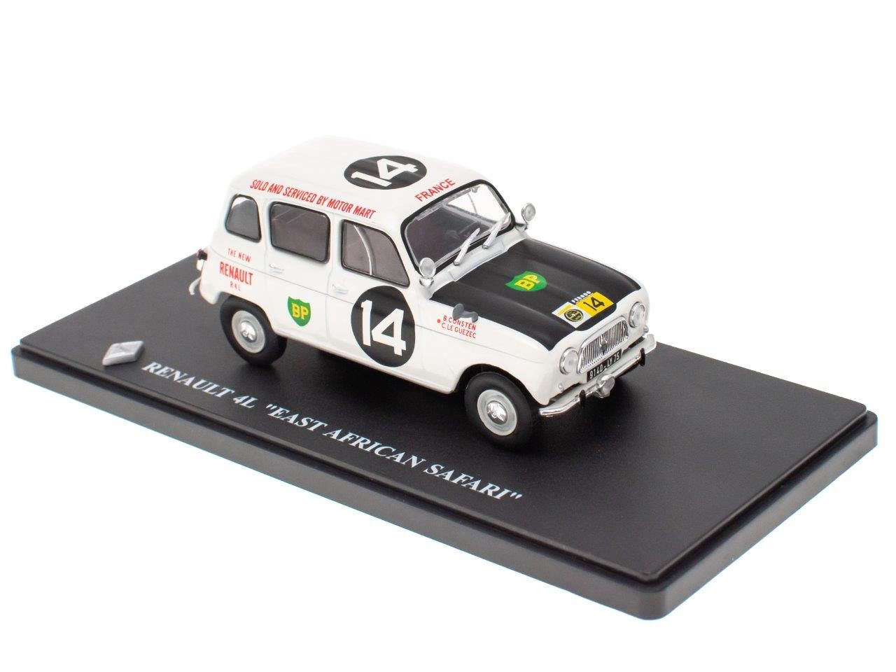 Renault 4L East African Safari 1/43 IXO - Modèle Collection, Occasion Très Bon état En Boîte
