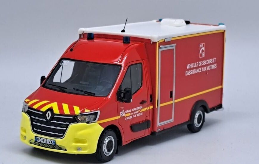 Camion pompiers RENAULT MASTER VAN WAS SDIS 25