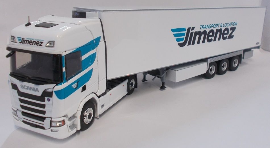 Camion 4x2 SCANIA S500 avec semi réfrigérante Chereau aux couleurs ELI116573 