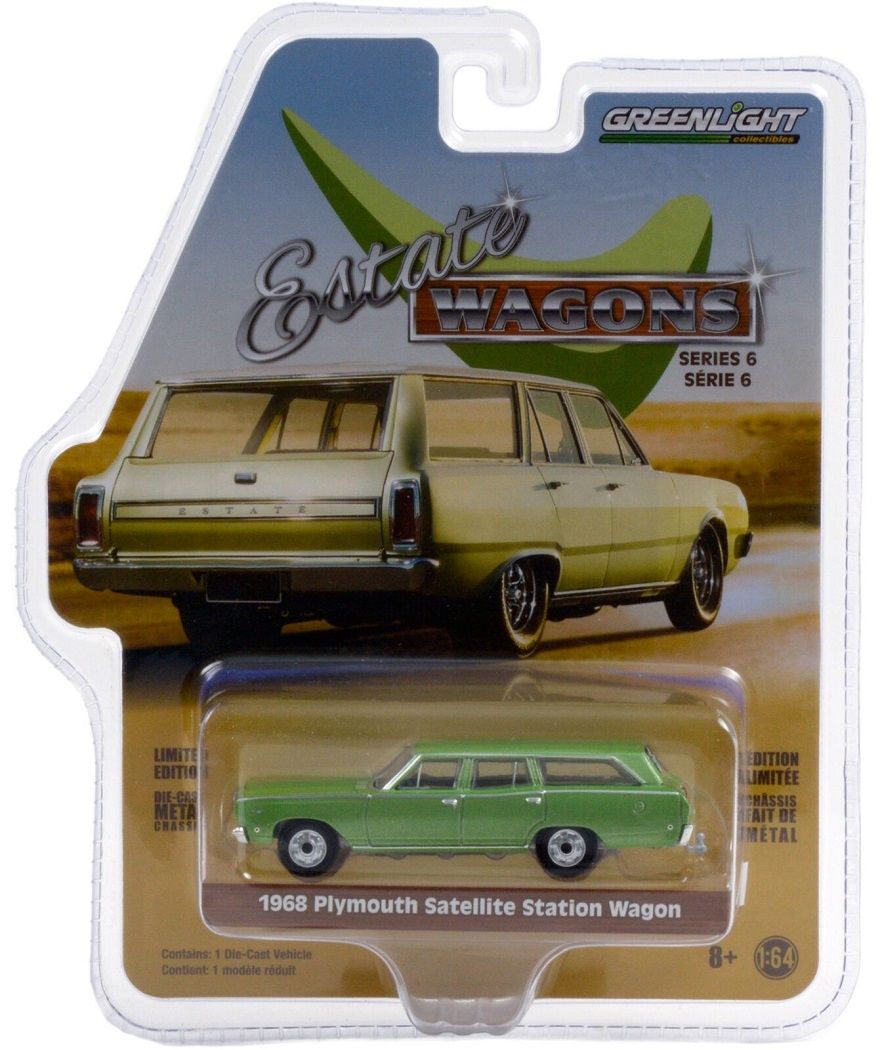 Modellino Plymouth Satellite Station Wagon 1969 Scala 1:64 - Oro - Fuori Scatola
