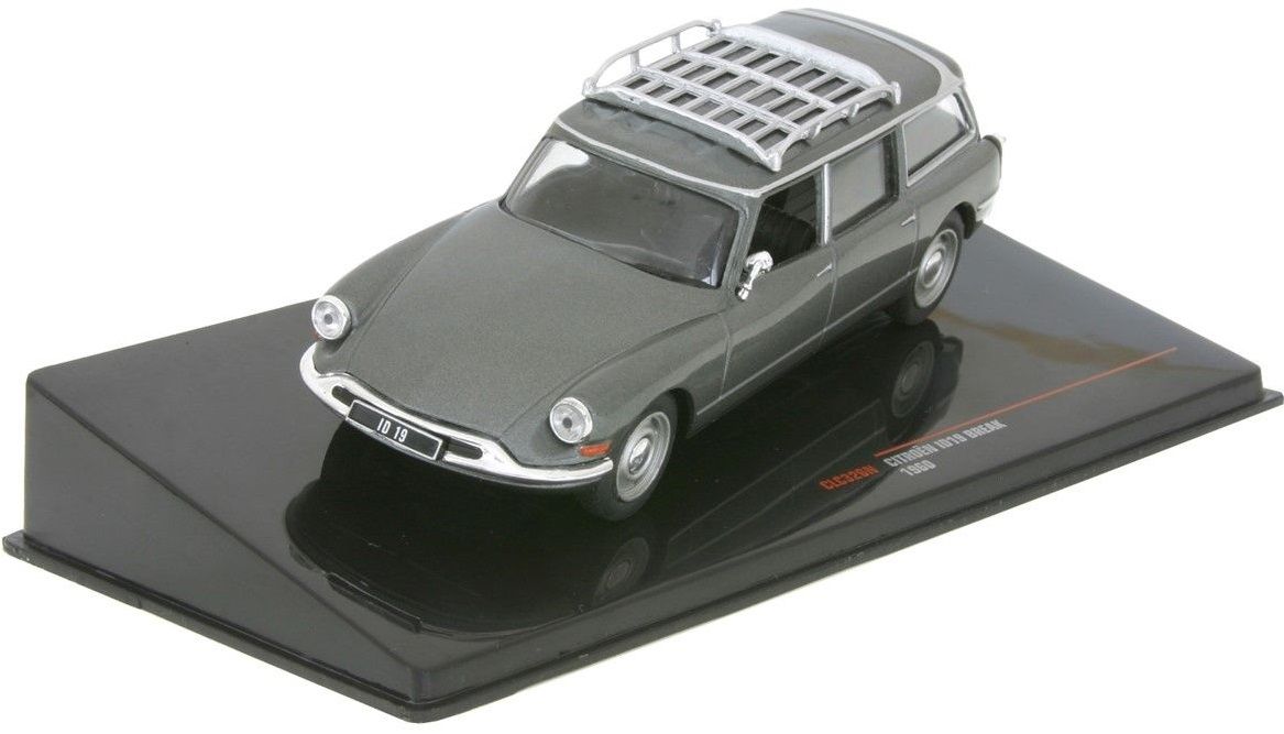 Miniature CITROEN ID 19 1960 break familiale gris IXOMODELS
