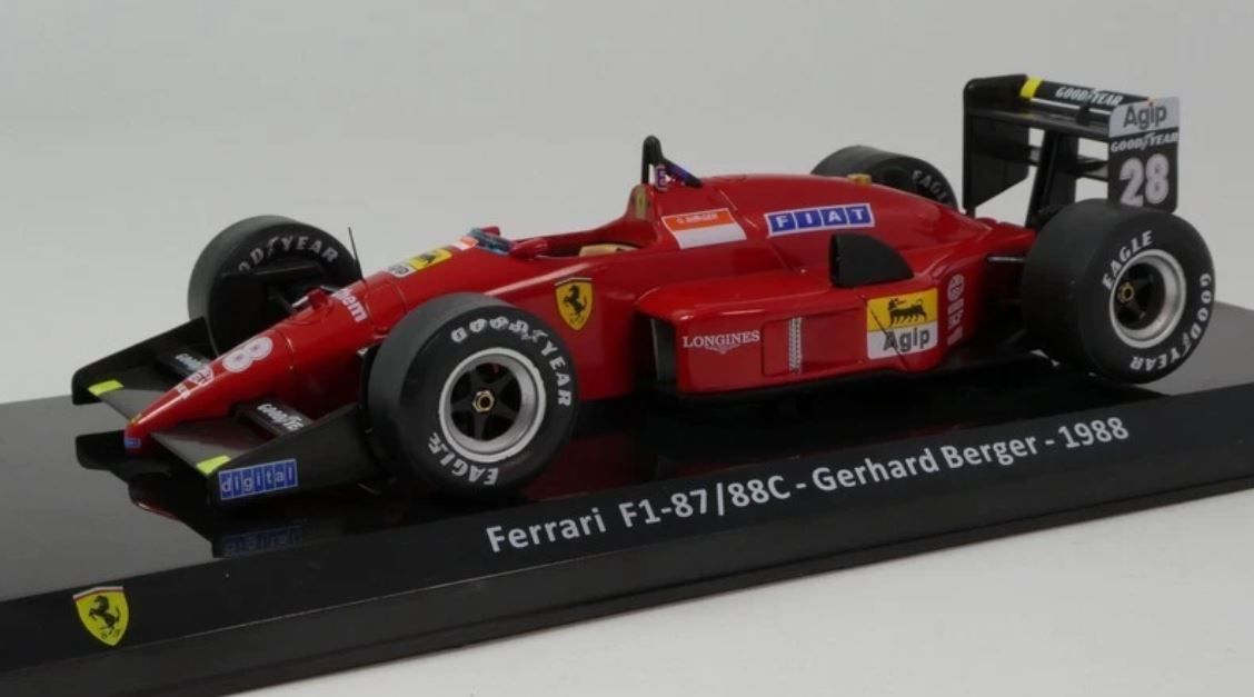 Miniature Voiture de sport pilotée par Gerhard BERGER - FERRARI F1