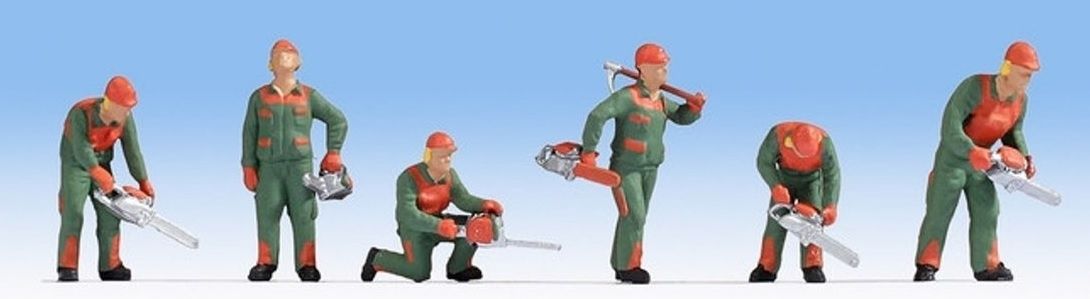 Figurines NOCH Marathoniens - Lot De 6 En 1/87, Référence NOC15890, Neuf