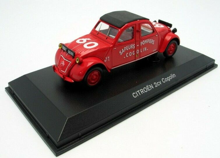 Norev 1:43 Citroen 2CV year 1961 Pompiers de Cogolin red 150091 model