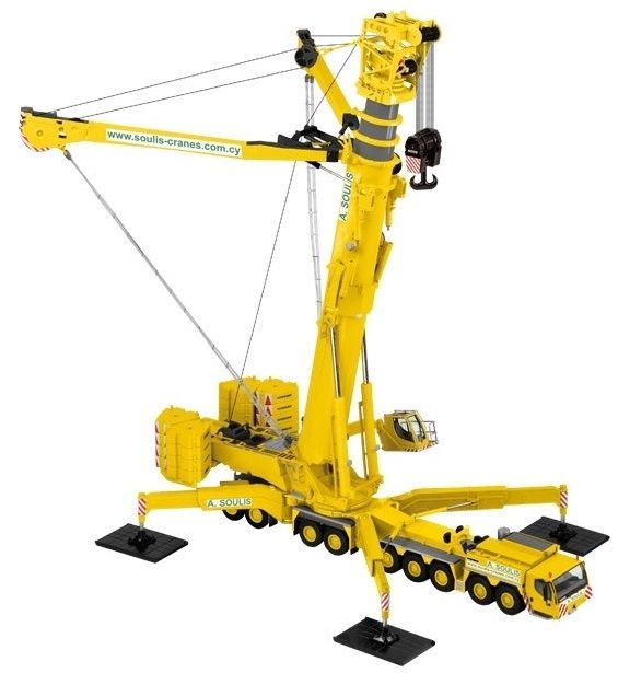 Miniature Grue LIEBHERR LTM 11200-9.1 aux couleurs Soulis NZG
