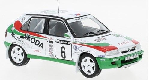 Décalcomanies 1/18 Pour Skoda Felicia – Réseau Q RAC Rally Münster 1996 – Neuves