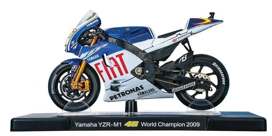 VALENTINO ROSSI & YAMAHA YZR-M 非売本 Minichamps 1:12 Valentino Rossi Yamaha YZR-M1 #46 MotoGP