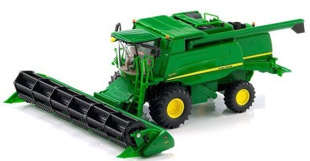 Moissonneuse-Batteuse John Deere T670i SIKU 1:87 - Modèle Réaliste Avec Barre De Coupe Mobile