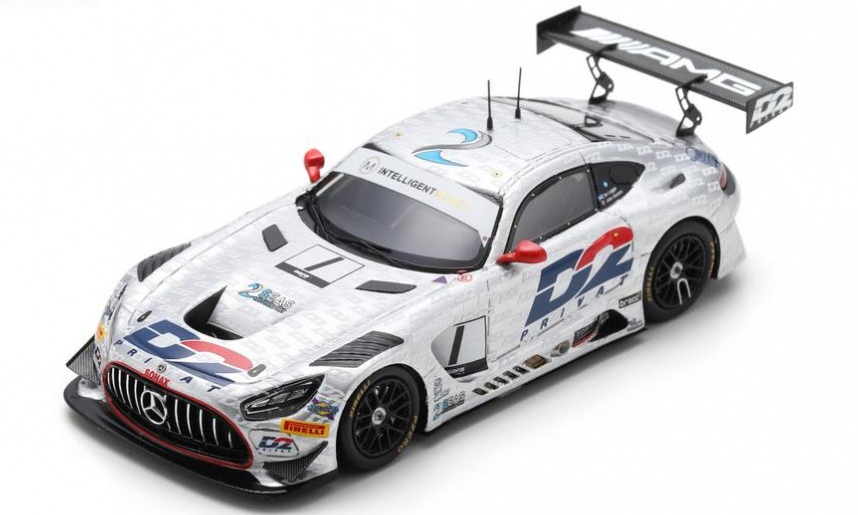 ミニカー 1/43 MercedesAMG GT3 #1 British GT 2023 Miniature Voiture du bristish GT Championship 2023 - MERCEDES-AMG