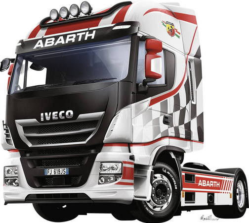 Maquette Camion 4x2 Show Trucks IVECO Hi-Way E5 en kit à peindre