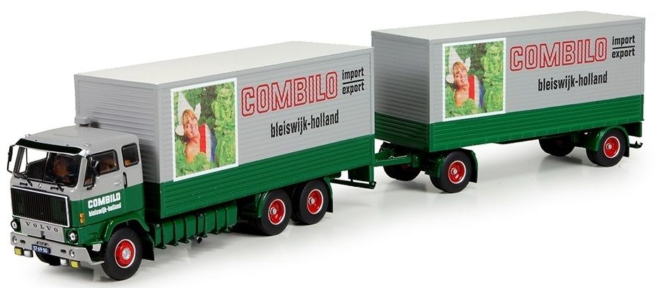 VOLVO F88 4X2 avec remorque 2 essieux VAN HOLLAND TRANSPORTEN, WSI01