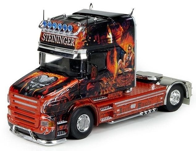 Figurine SCANIA G Highline 6x4 avec semi cargo 3 Essieux W.H. MALCOLM TEKNO TEK65466 | Collect World