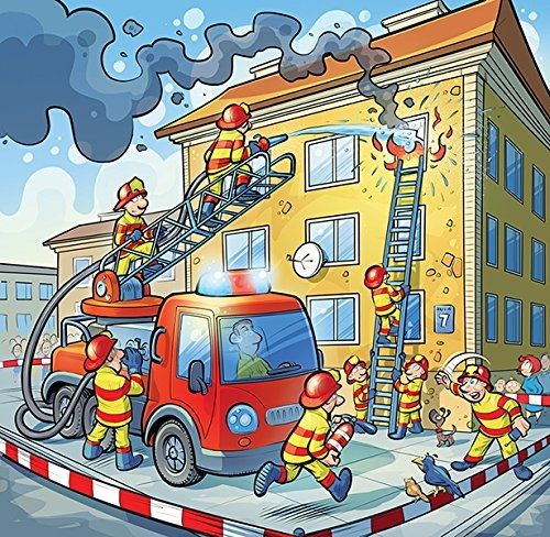 TRF34808-3 Puzzles  20 Pièces Police 36 Pièces Pompier et 50 Pièces Ambulanc 