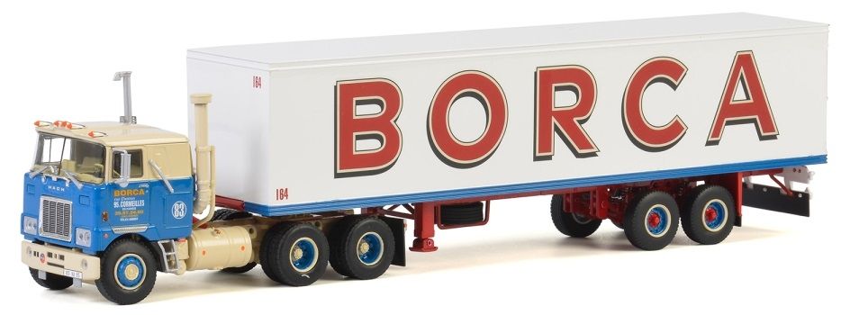 WSI - Camion avec semi frigorifique MACK F700 aux couleurs S.T.G - 1/50 - WS