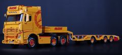  Camion avec plateau surbaissé 3 essieux VALESKE - MERCEDES Actros Gigaspace 6x2