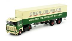 Camion avec remorque frigorifique du transporteur DE WILDE - SCANIA 140 4x2