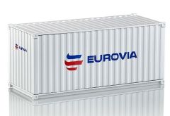 Container aux couleurs EUROVIA avec le nouveau Logo
