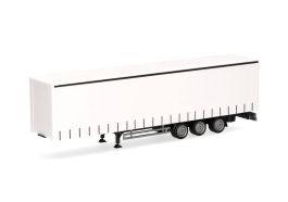 Herpa – Semi-remorque Bâchée Schmitz – Échelle 1:87 – Maquette De Collection – Pour Adultes Et Ados Dès 14 Ans