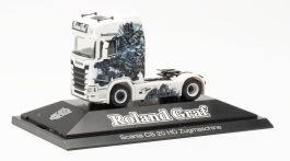 Camion IMC Models – Valeske Transport – SCANIA S 6x4 1/50 – Métal/Plastique, Jaune