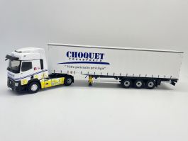 Camion ELIGOR 1/43 – Renault T480 Avec Décor Colza Et Remorque – Transport CHOQUET