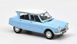 Miniature CIJ – Citroën Ami 6 – 3 CV – Bleu Et Blanc – Échelle 1:43 – France