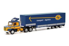 Wiking - Wiking. Camion Scania Transport-Spedition. Camion avec remorque