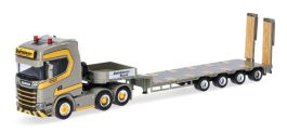 HERPA, SCANIA CR 20 6x4 avec benne 3 essieux DORNBIERER, échelle 1/87
