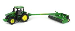 ERTL, JOHN DEERE 7R 270 avec faucheuse C500, échelle 1/64, ERT45889