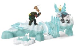 Schleich – Attaque De La Forteresse De Glace – Eldrador Creatures – Jeu De Figurines Avec Pièges, Tigre Et Crocodile