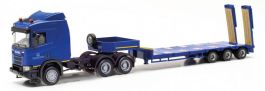 IMC MODELS - Camion avec porte engins - VAN DER VLIST - SCANIA Série R