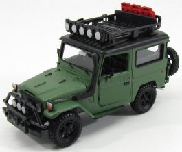 Motormax 1:24 Toyota FJ40 Land Cruiser aleación simulada modelo de coche colecci