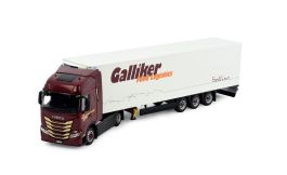 HERPA - Camion avec remorque bâchée 3 essieux SOLLE - IVECO S-WAY 4X2