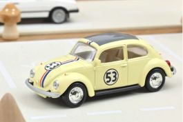 Miniature Voiture de 1973 couleur jaune - Jet Car - VW Beetle #53