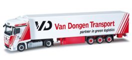 RARE HERPA HO 1/87 CAMION MB MERCEDES + REMORQUE FRIGORIFIQUE