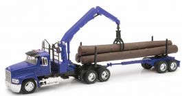 Magirus-Deutz S 3500 + remorque Porte grumes (avec chargement) - SNC