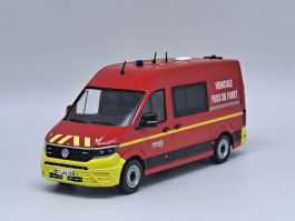 Volkswagen Crafter L2H2 Pompiers Lanery VRR - ODEON 1/43 - Miniature Neuve
