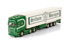 ODEON - CAMION avec remorque porte voitures rouge SANARA - BERLIET