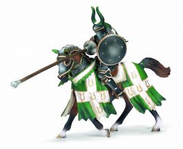 Lot Schleich Vintage – Chevaliers Et Chevaux Pour Tournoi – Pièces De Collection