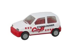 HER001396 - Voiture de couleur blanche - FIAT Cinquecento - STADSKOERIER City B