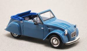 FRANS0018 - Voiture cabriolet de 1954 couleur bleu limitée à 250 pièces - CITROEN 2CV Sarhy