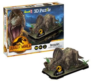 REV00242 - Puzzle 3D Jurrassic World – Triceratops – 50 pièces