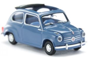 WIK009906 - Voiture couleur bleu brillant – FIAT 600