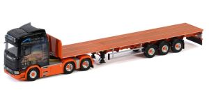 WSI01-3089 - Camion avec plateau du transporteur ELEMENT OG SPESIALTRANSPORT AS - SCANIA R Highline CR20H 6x4