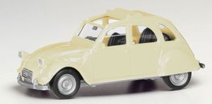 HER020824-007 - Voiture avec toit ouvrant de couleur beige – CITROEN 2cv