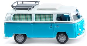 WIK031504 - Camping-Car de couleur bleu et blanc - VW T2