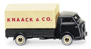 WIK033508 - Camion plateau couleur noir avec bâche jaune – TEMPO MATADOR Knaack & co