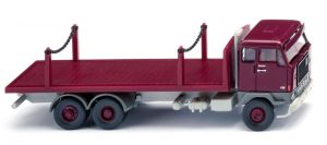 WIK044701 - Camion porteur de couleur bordeaux - VOLVO F88