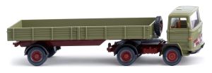 WIK051003 - Camion avec remorque de couleur vert - MERCEDES 4x2