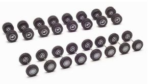 HER054089 - Accessoire pour camion - 16 pièces - pneus tout terrain avec jantes