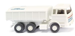 Camion couleur blanc MERCEDES benne basculante Edelhoff